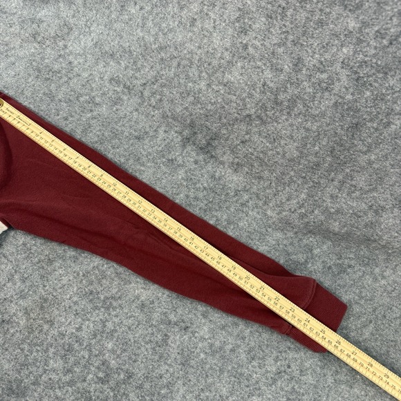 Levi's Sweatshirt Unisex Medium Maroon Colorblock Hoodie Logo Long Sleeve Casual - Picture 12 of 13